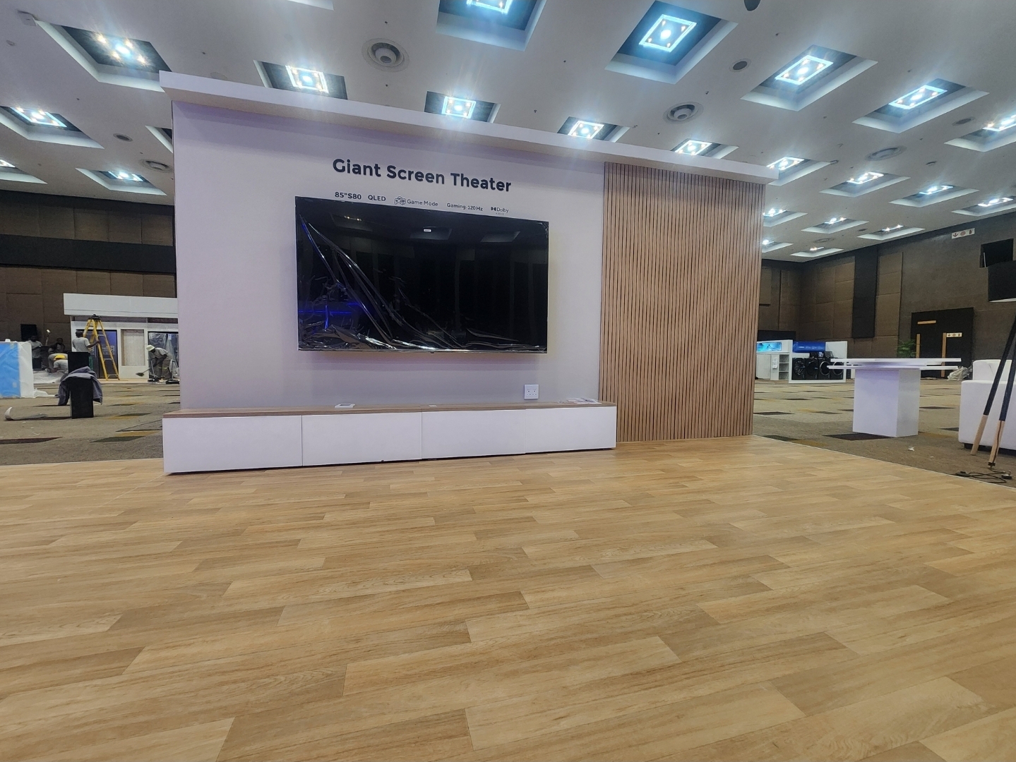 Oak Wood Accent Display